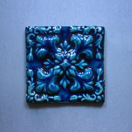 Azulejo Relevo - Azul 2 Des. Tradicional